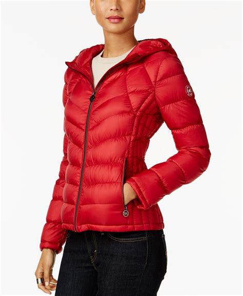 macys michael kors packable down coat|Michael Kors packable puffer coat.